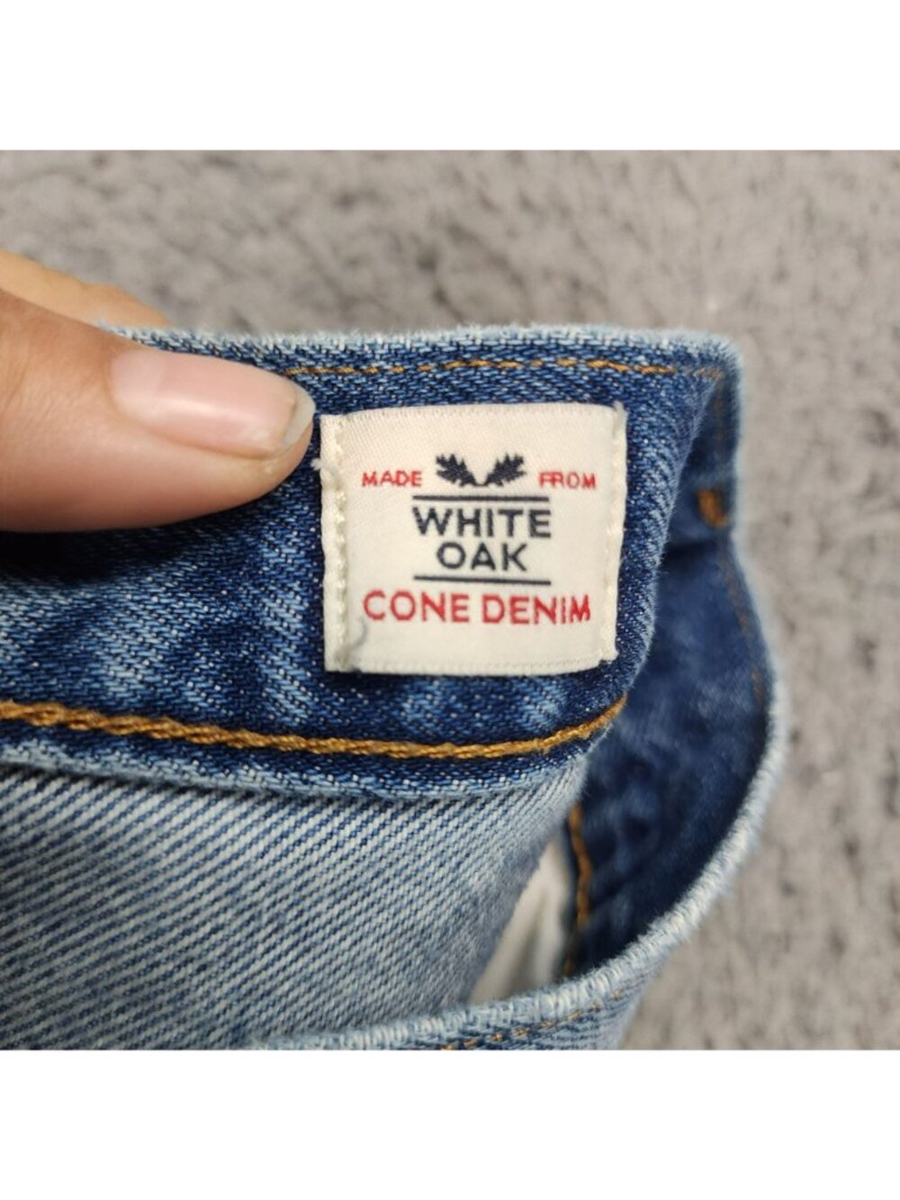 Levi's Jeans Womens 26 501 S Blue White Oak Cone Denim Button Fly Skinny *Read* - Picture 12 of 16
